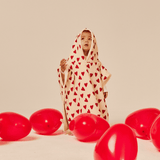 Poncho de bain - Coeur