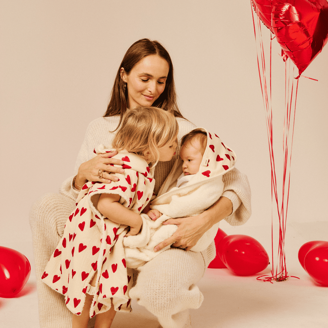 Cape de bain - Coeur